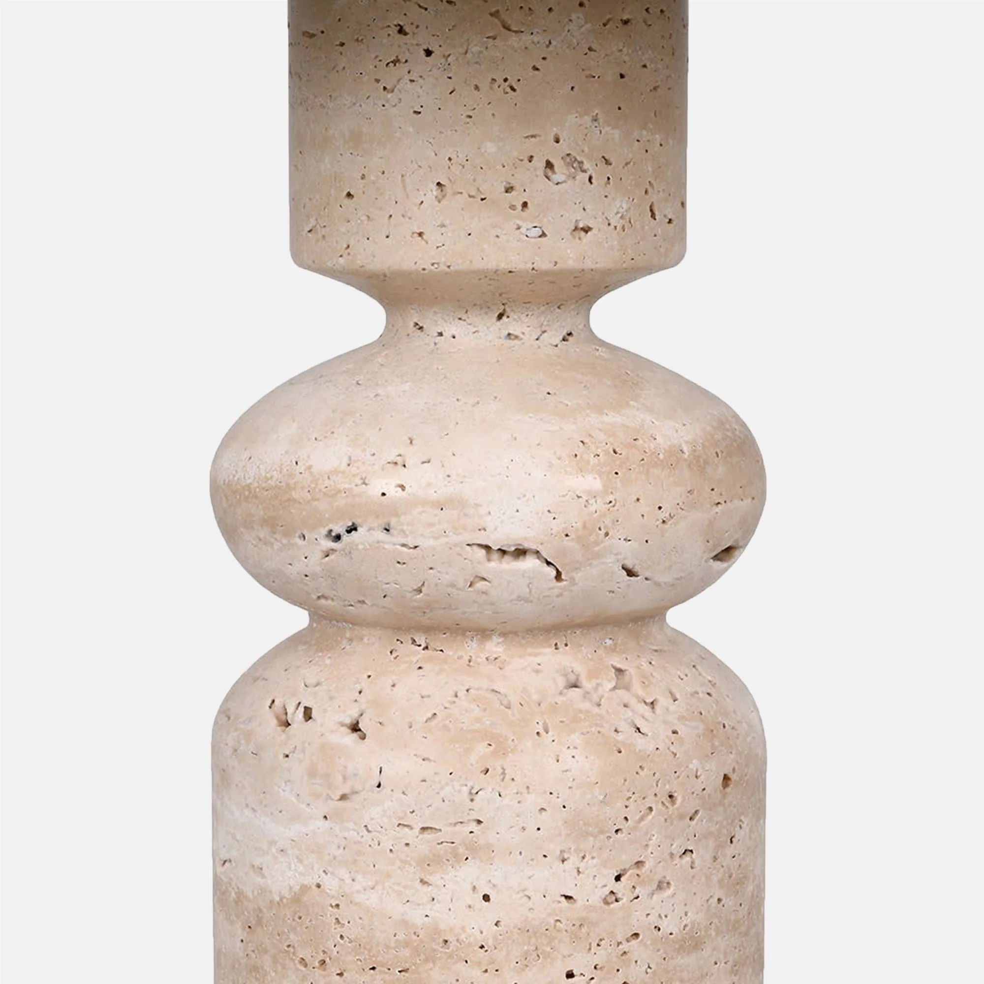 Langstone Travertine Table Lamp - Image 2