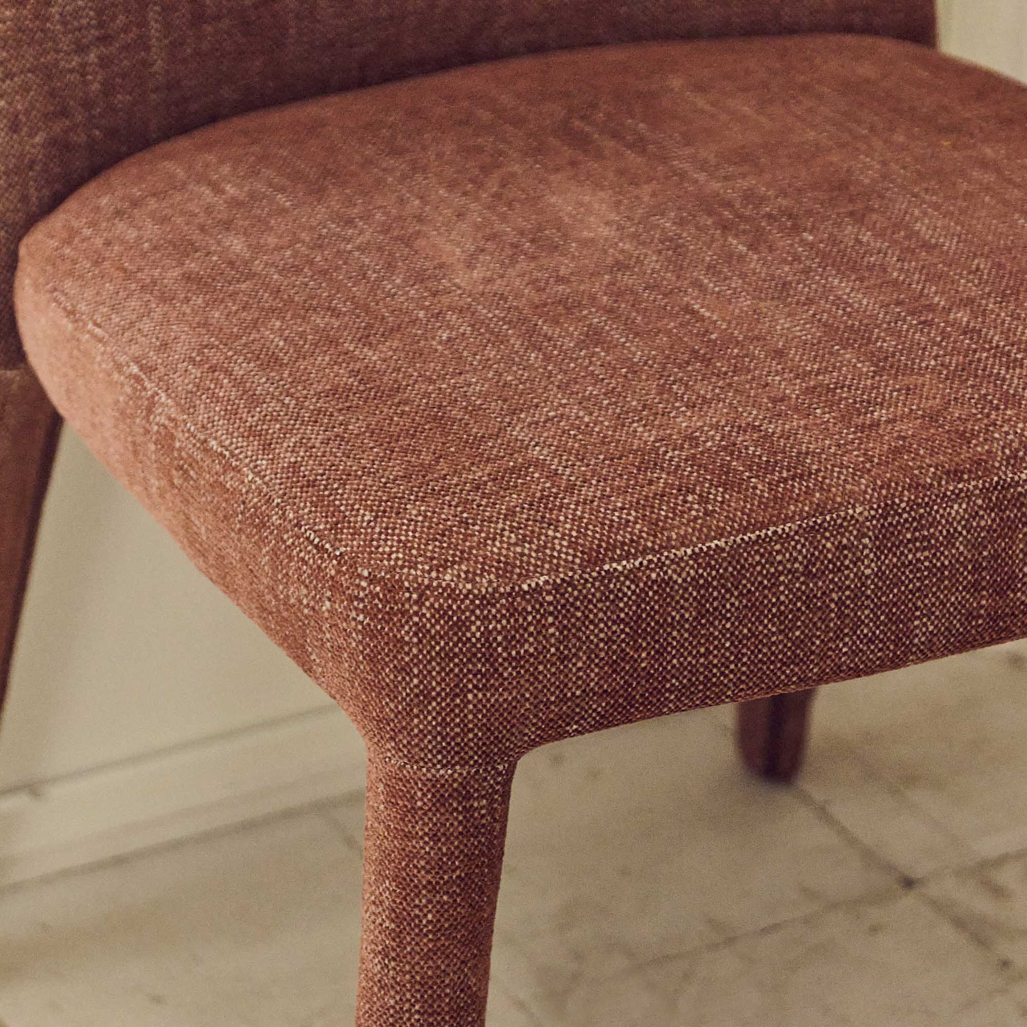Lars Upholstered Dining Chair, Spice - Image 3