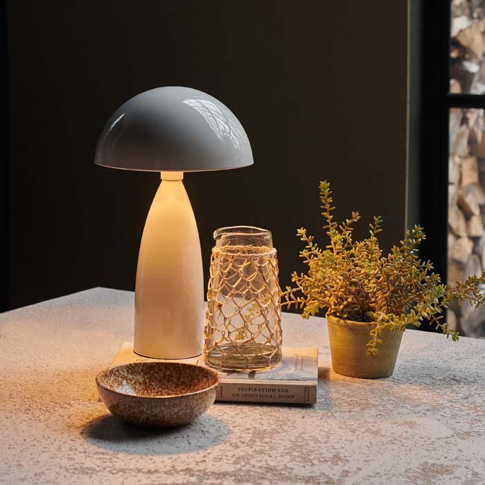 Leoma Metal Table Lamp, Cloud - Image 2
