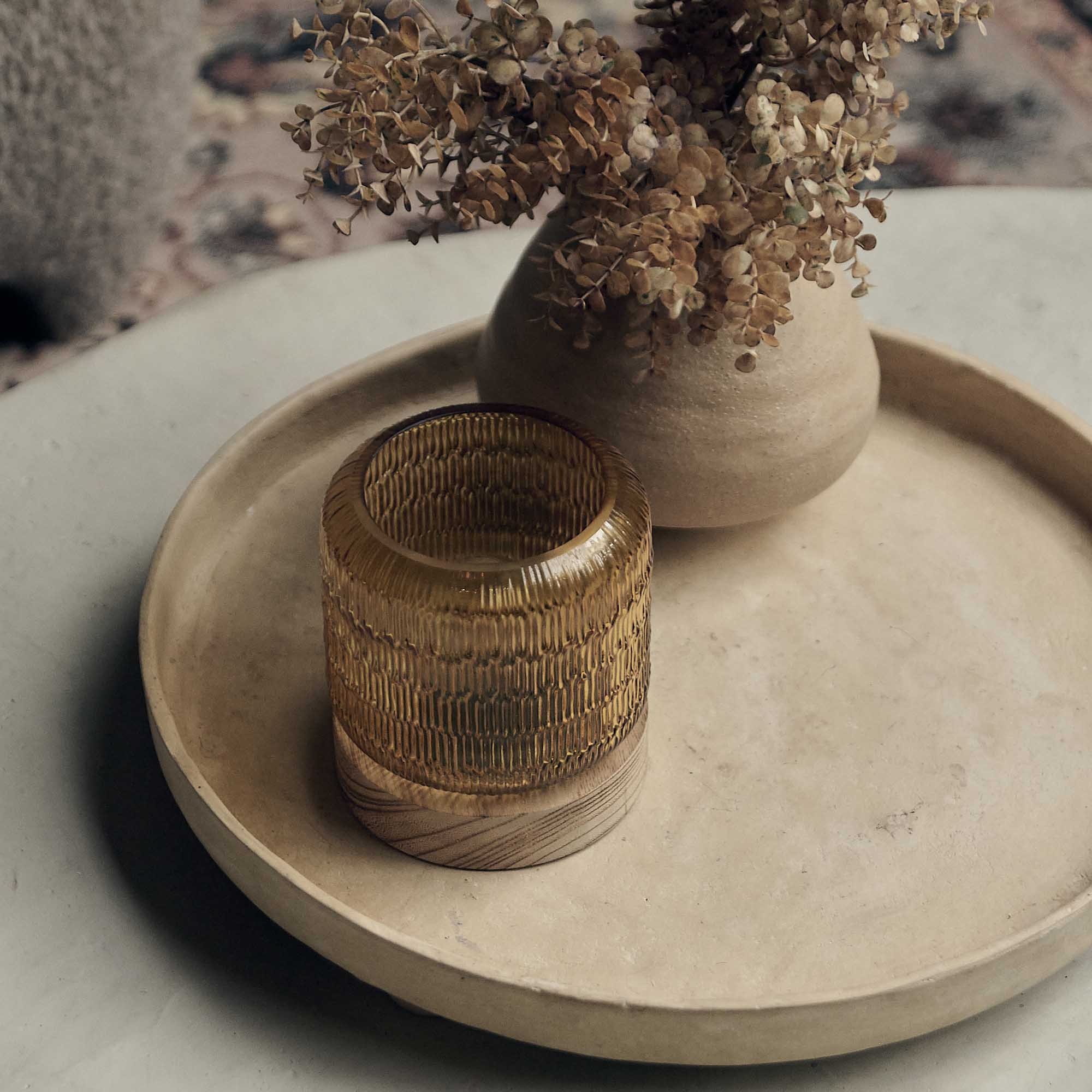 Marielle Portable Table Lamp, Amber - Image 3