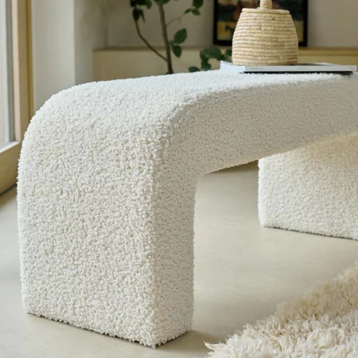 Maura Boucle Bench - Image 3