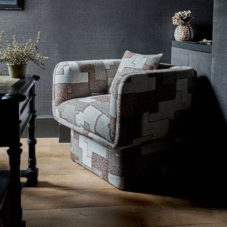 Monmouth Patterned Armchair - Ex Display