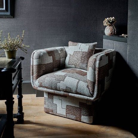 Monmouth Patterned Armchair - Ex Display - Image 2