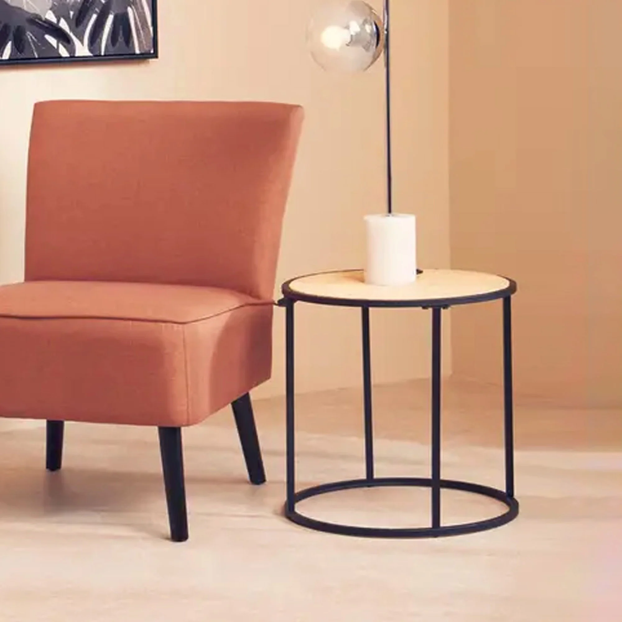 Morris Rattan Side Table - Image 3