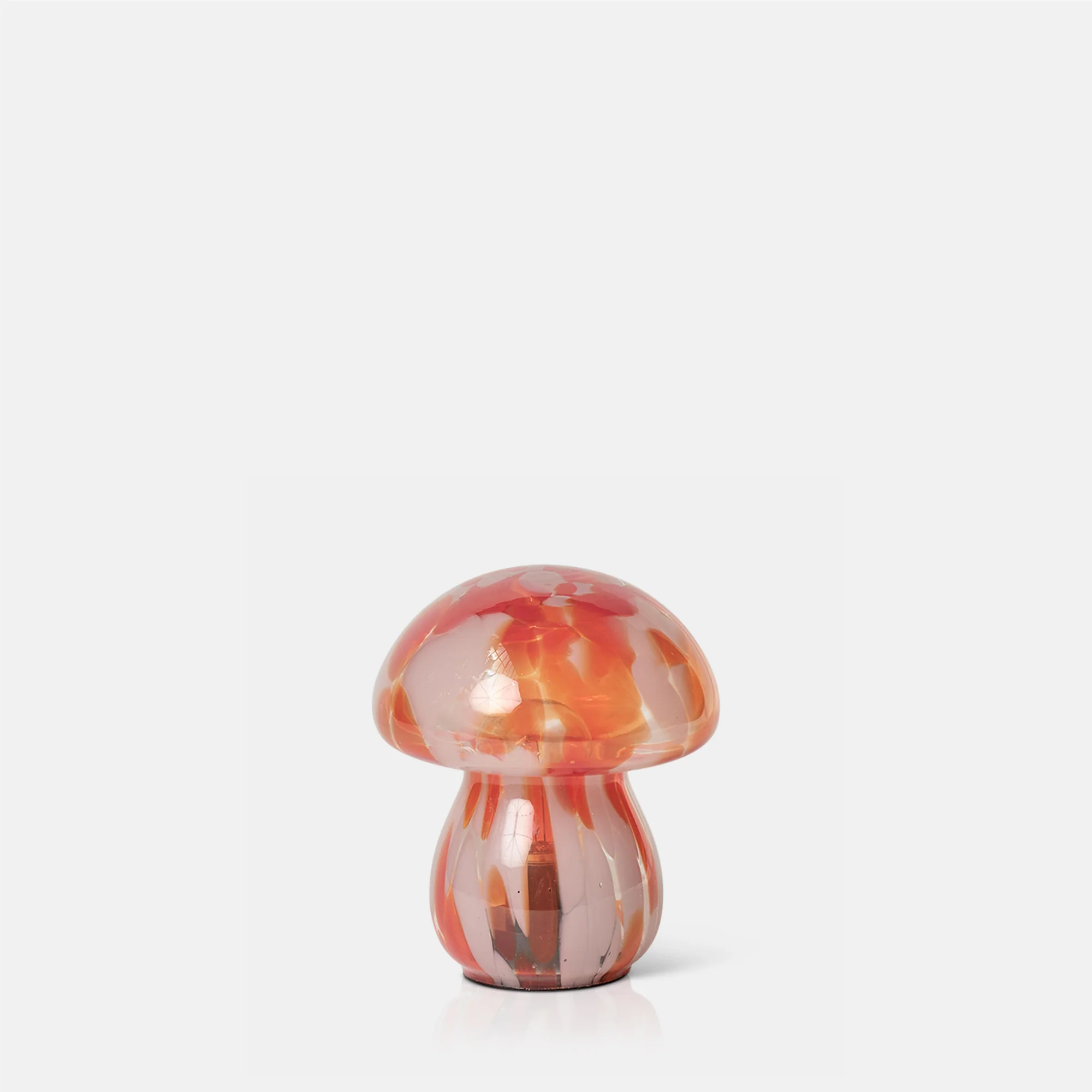 Mushroom Portable Table Lamp, Coral - Image 4