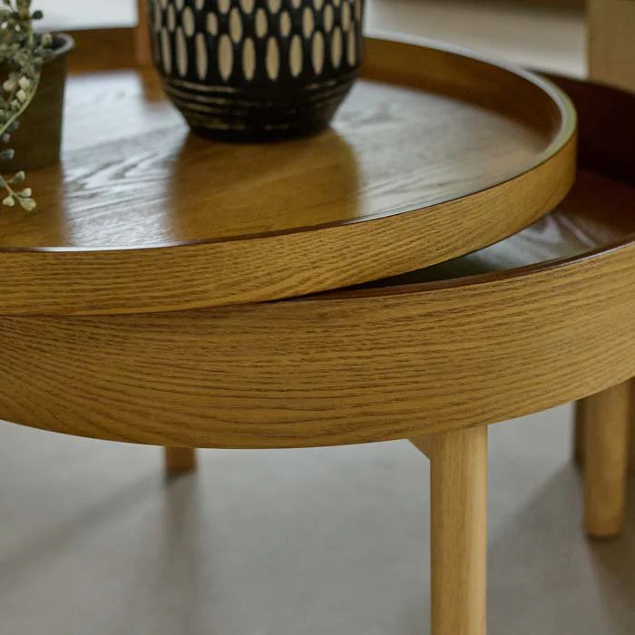 Nandane Revolving Side Table - Image 2