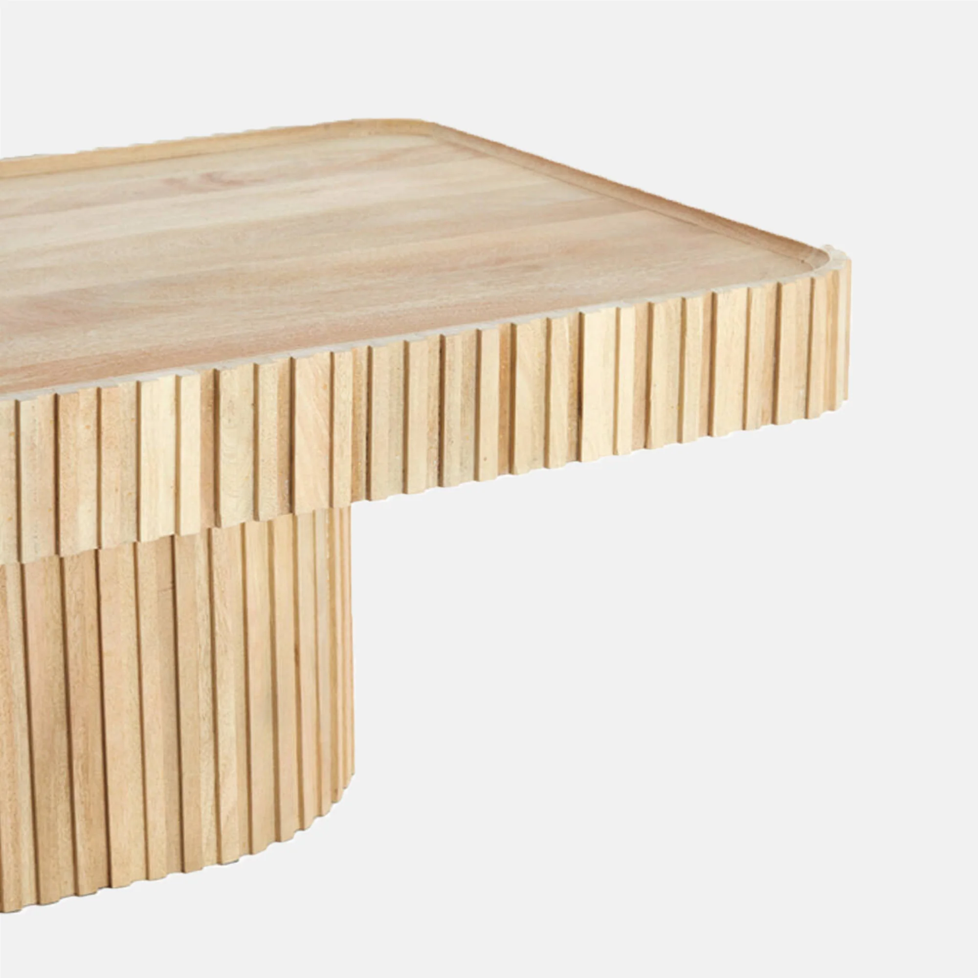 Netton Wooden Coffee Table, Natural - Image 3