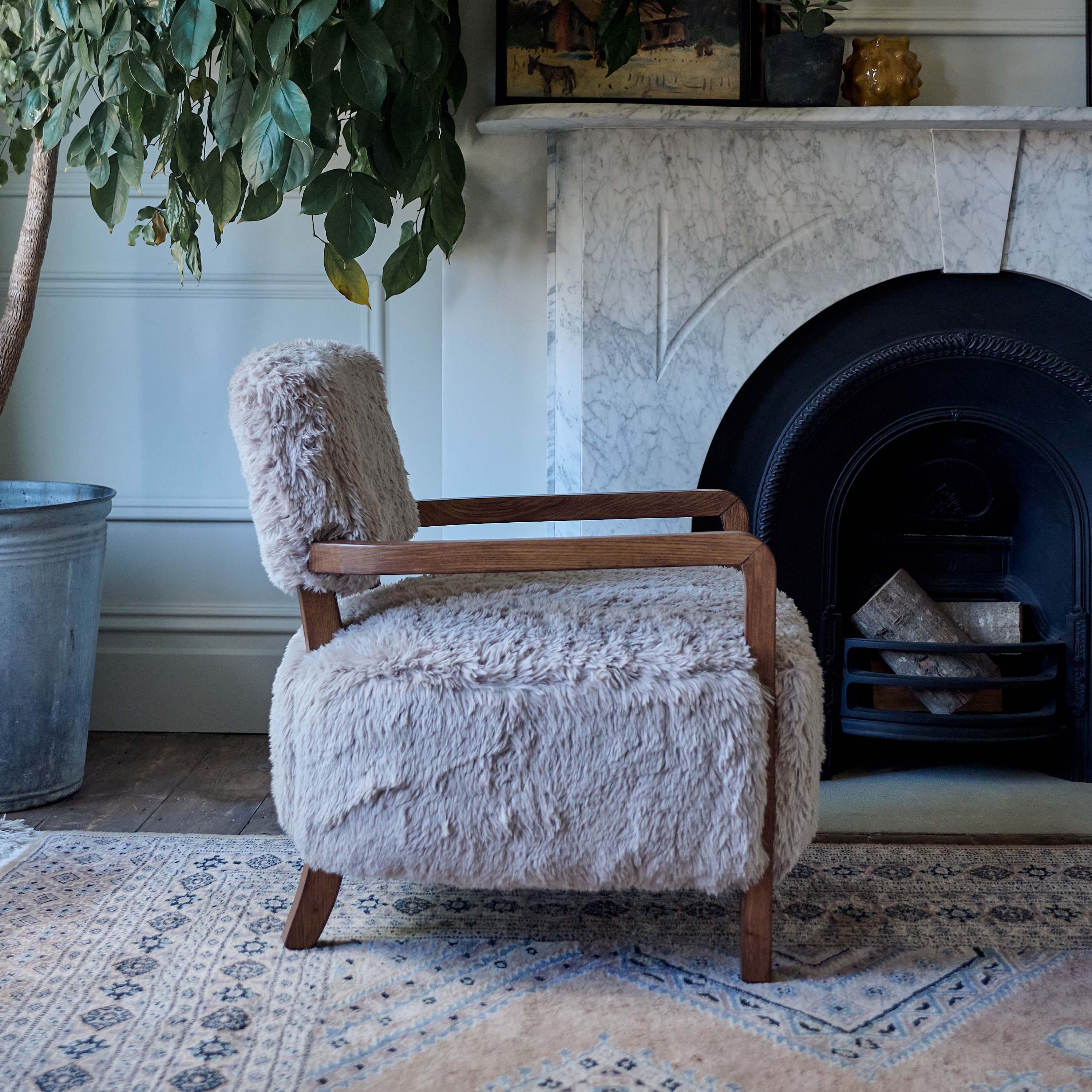 Ottawa Faux Fur Armchair