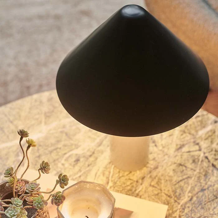 Paros Metal Table Lamp, Monochrome - Image 3