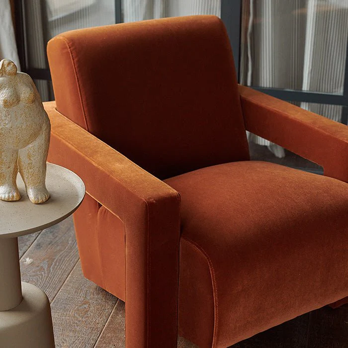 Phoenix Velvet Armchair - Image 3