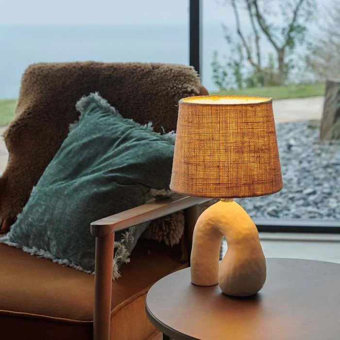 Portobello Ceramic Table Lamp, Cream - Image 2