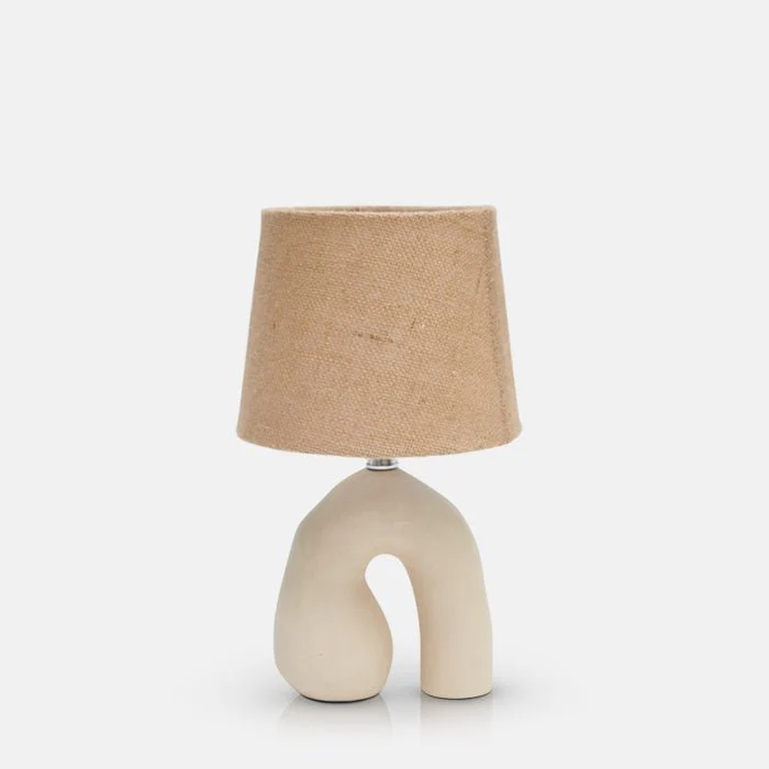 Portobello Ceramic Table Lamp, Cream - Image 4