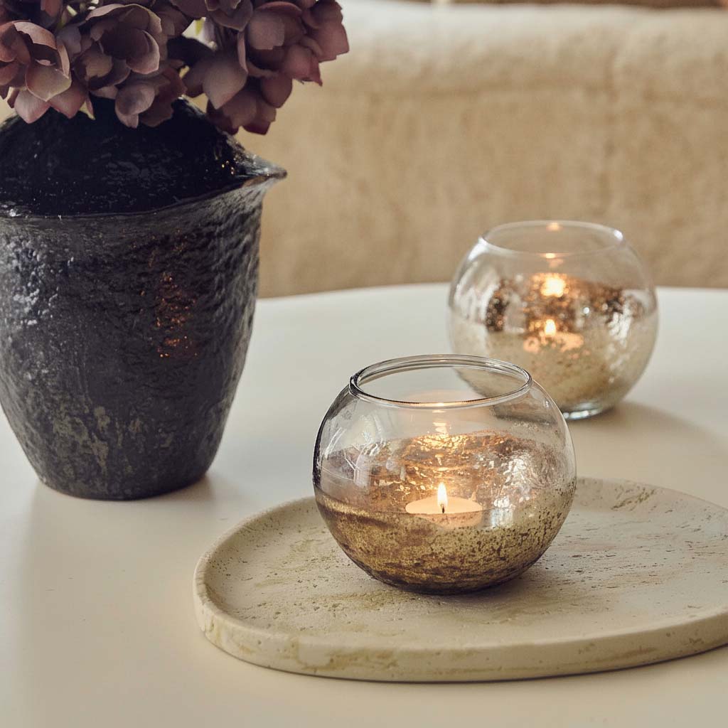 Reid Glass Candle Holder - Set of 2 - Image 2