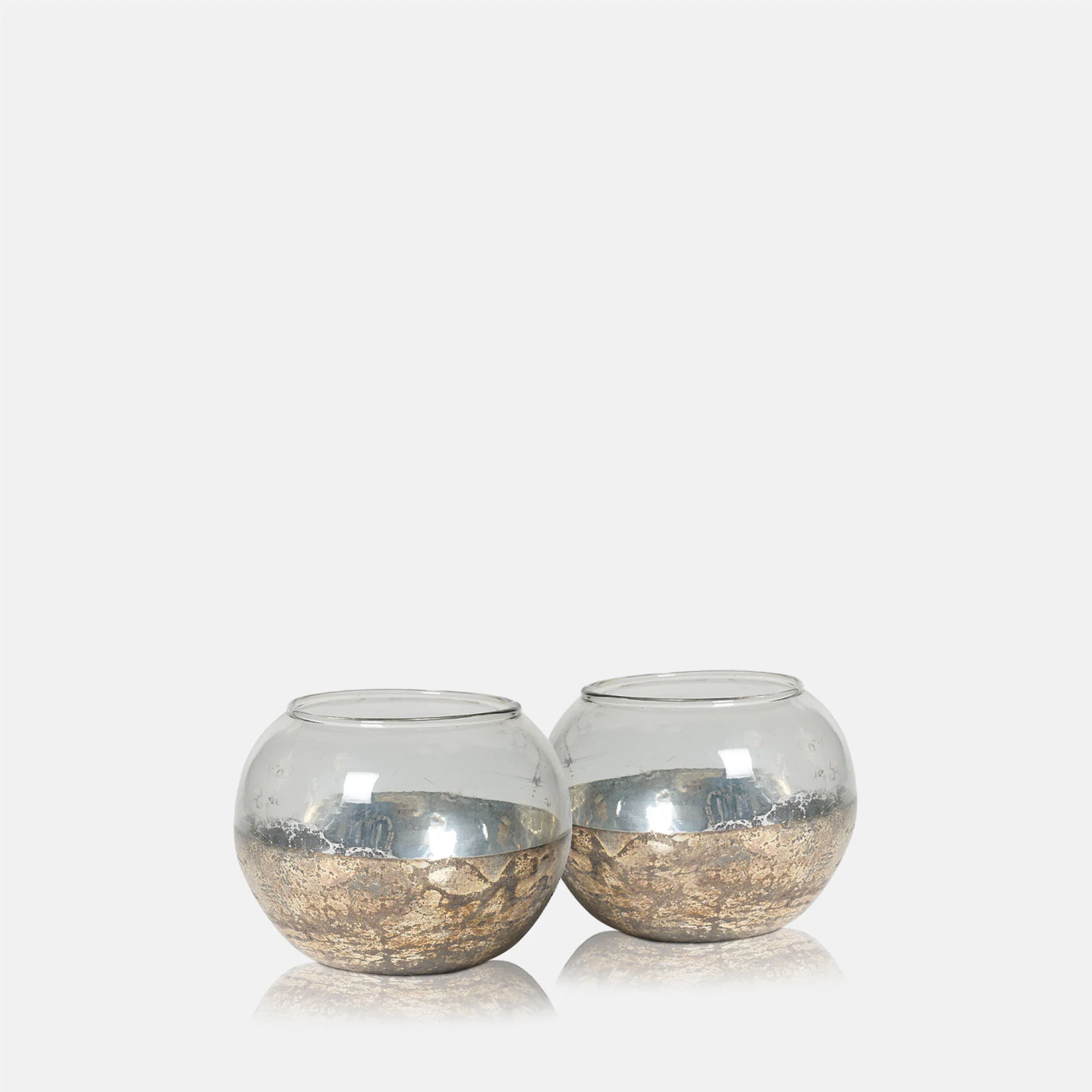 Reid Glass Candle Holder - Set of 2 - Image 4