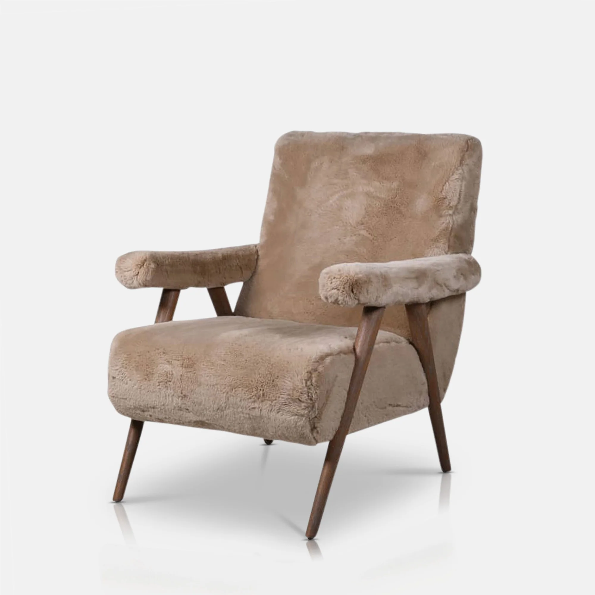 Robbins Faux Sheepskin Armchair - Image 4