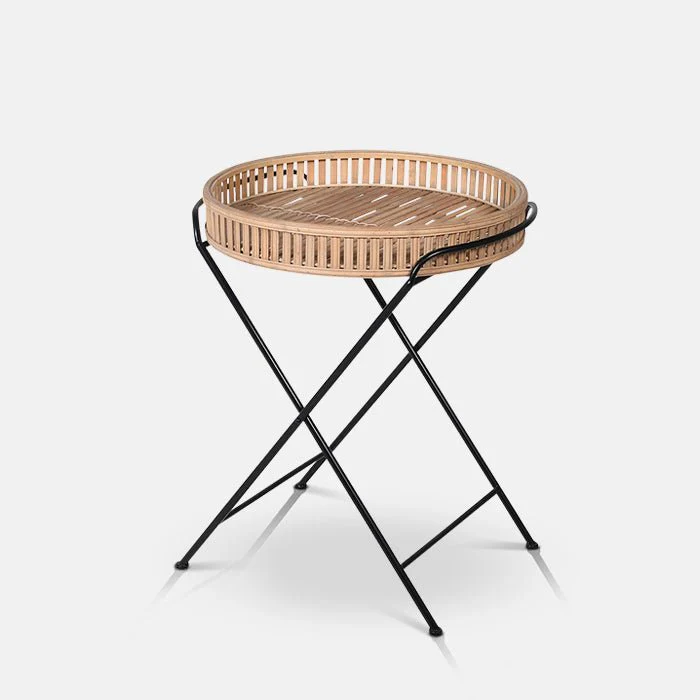 Rosia Bamboo Side Table - Image 4