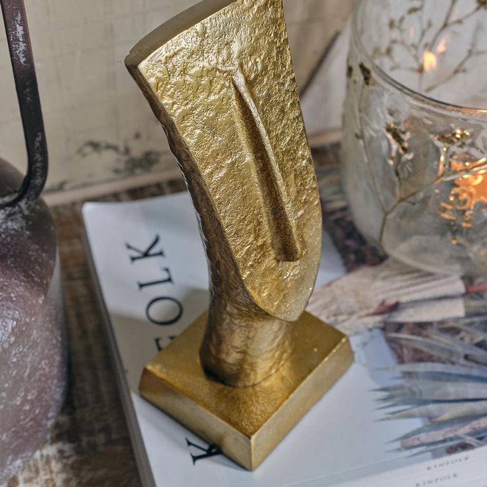 Salvador Gold Face Sculpture
