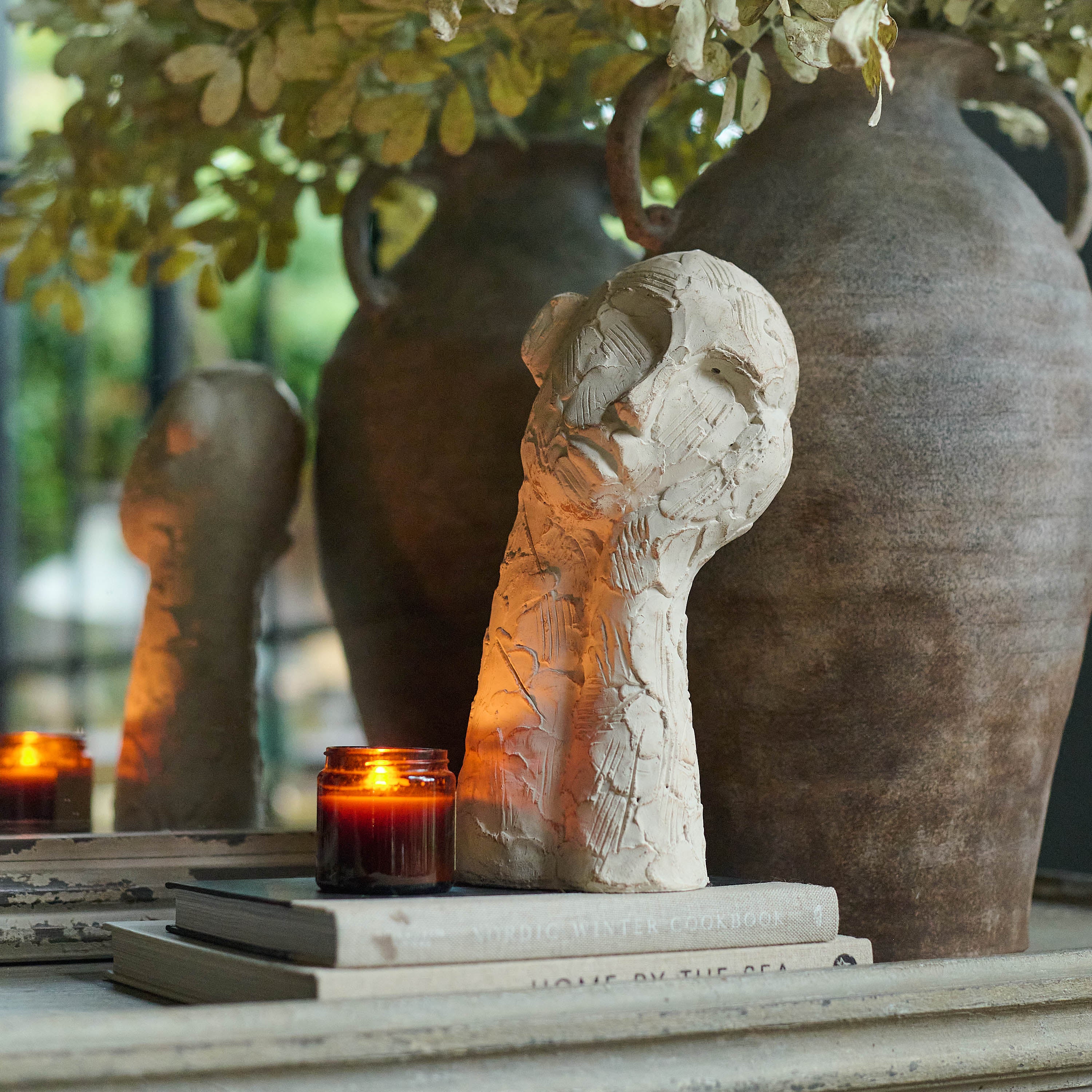Samai Sculpture, Cream - Image 2