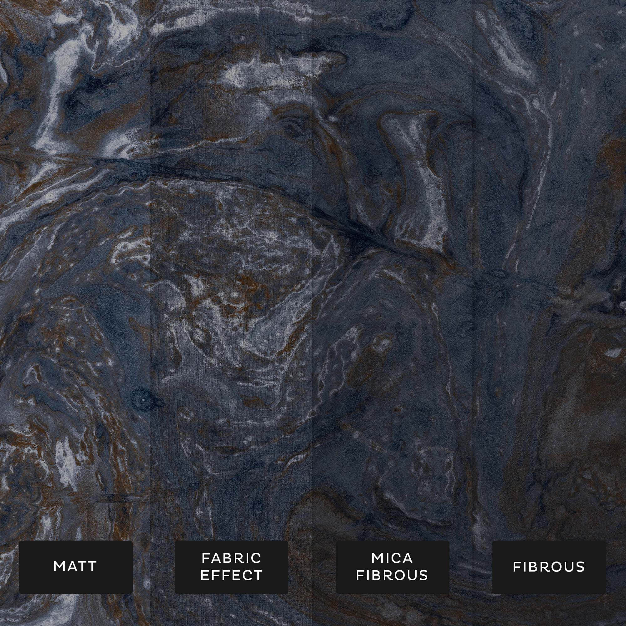 Ethereal Marble Mural, Sapphire - Sample Pack
