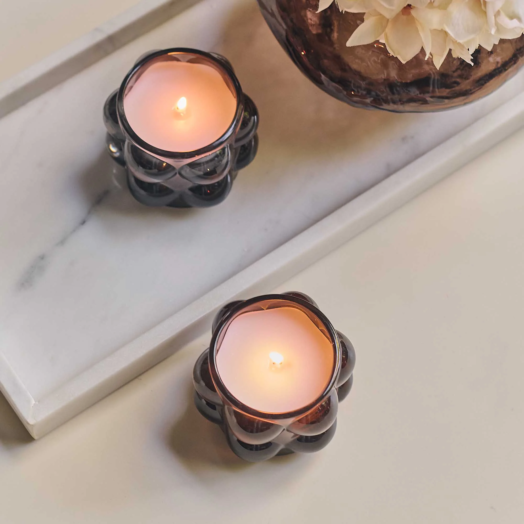 Eucalyptus & Amber Scented Candle