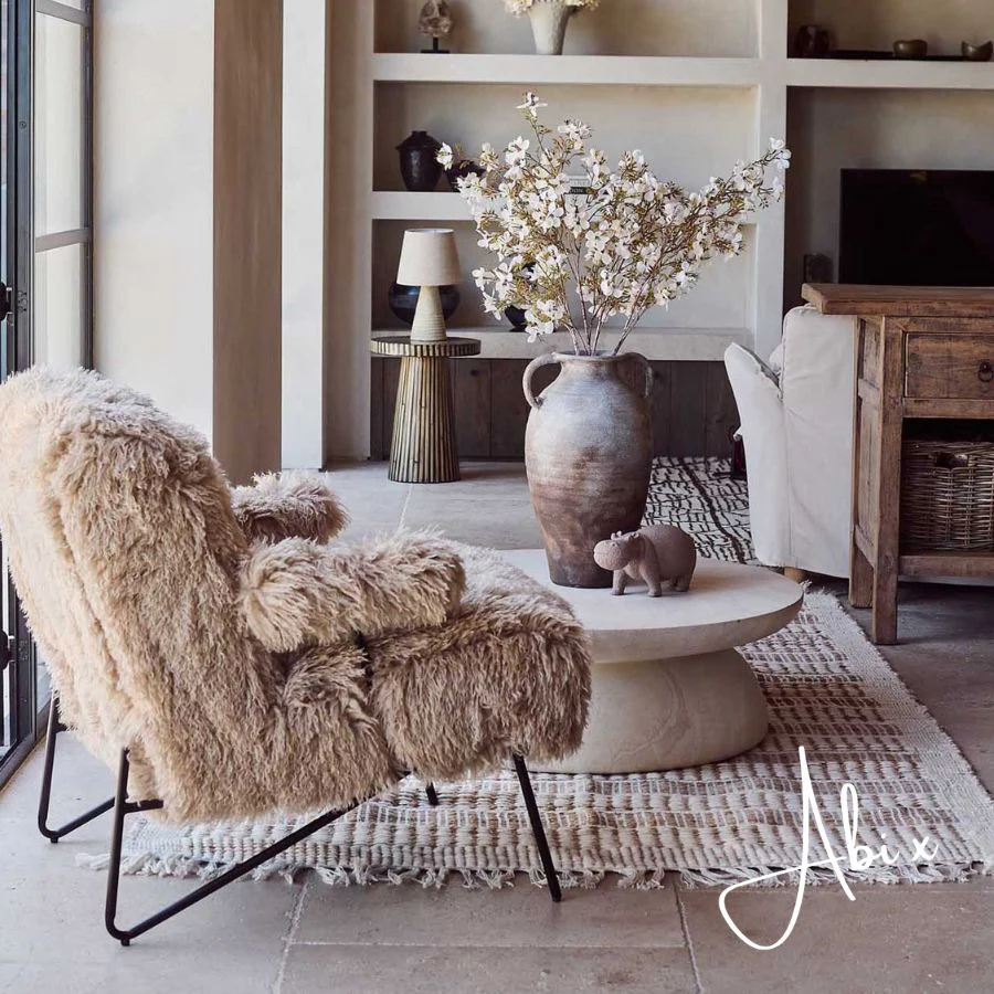 Selma Faux Fur Armchair - Image 5