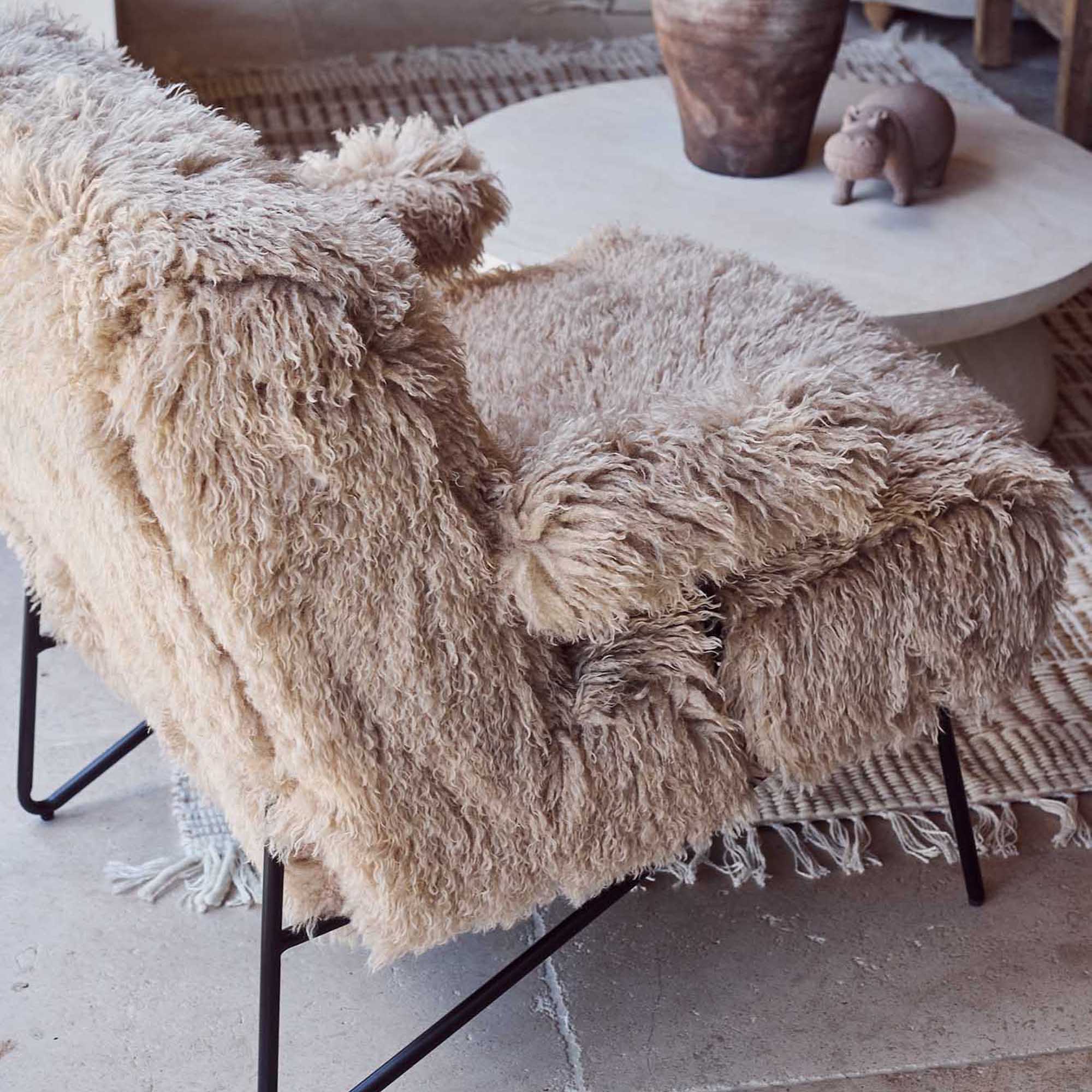 Selma Faux Fur Armchair - Image 7