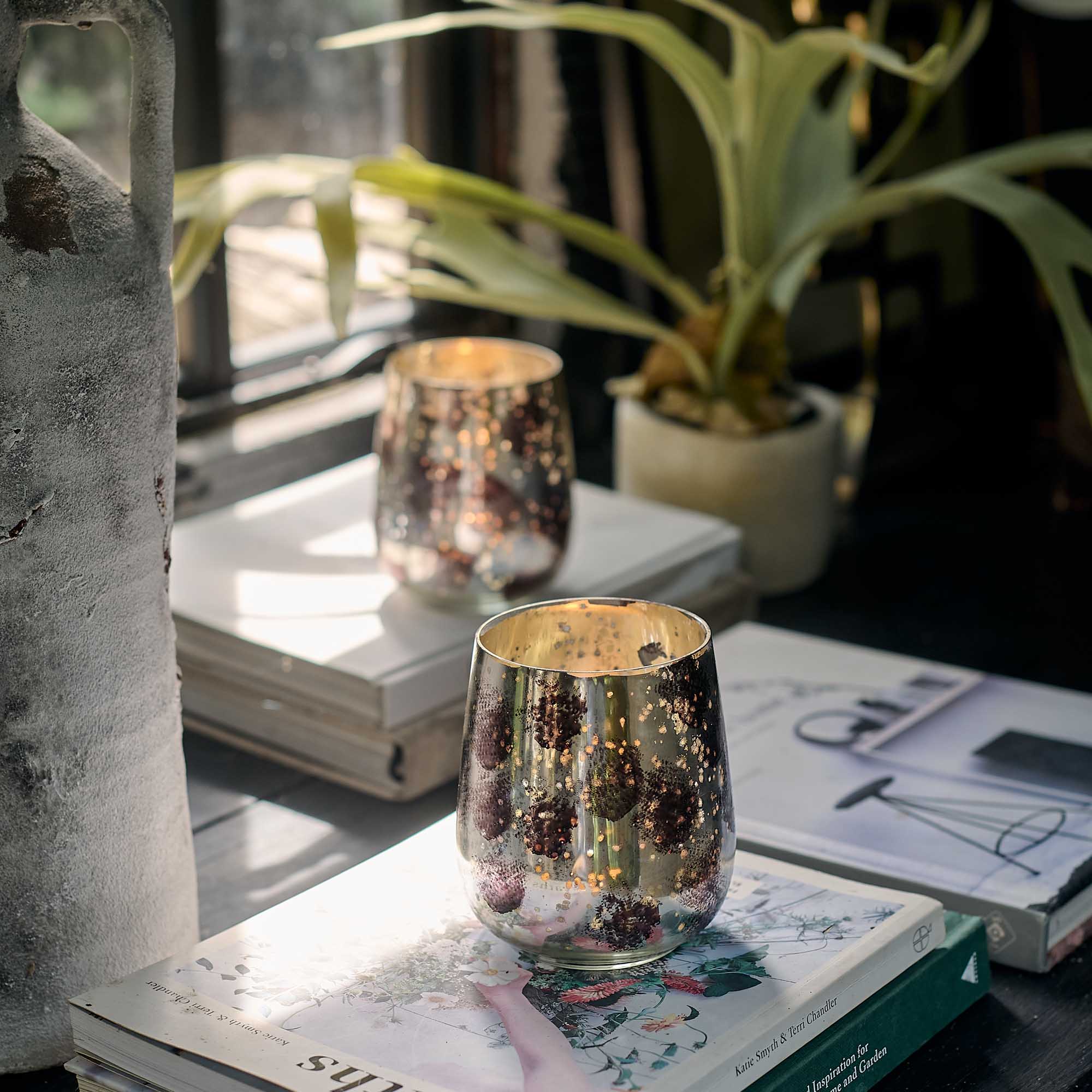 Shiro Glass Candle Holder - Set of 2 - Image 2
