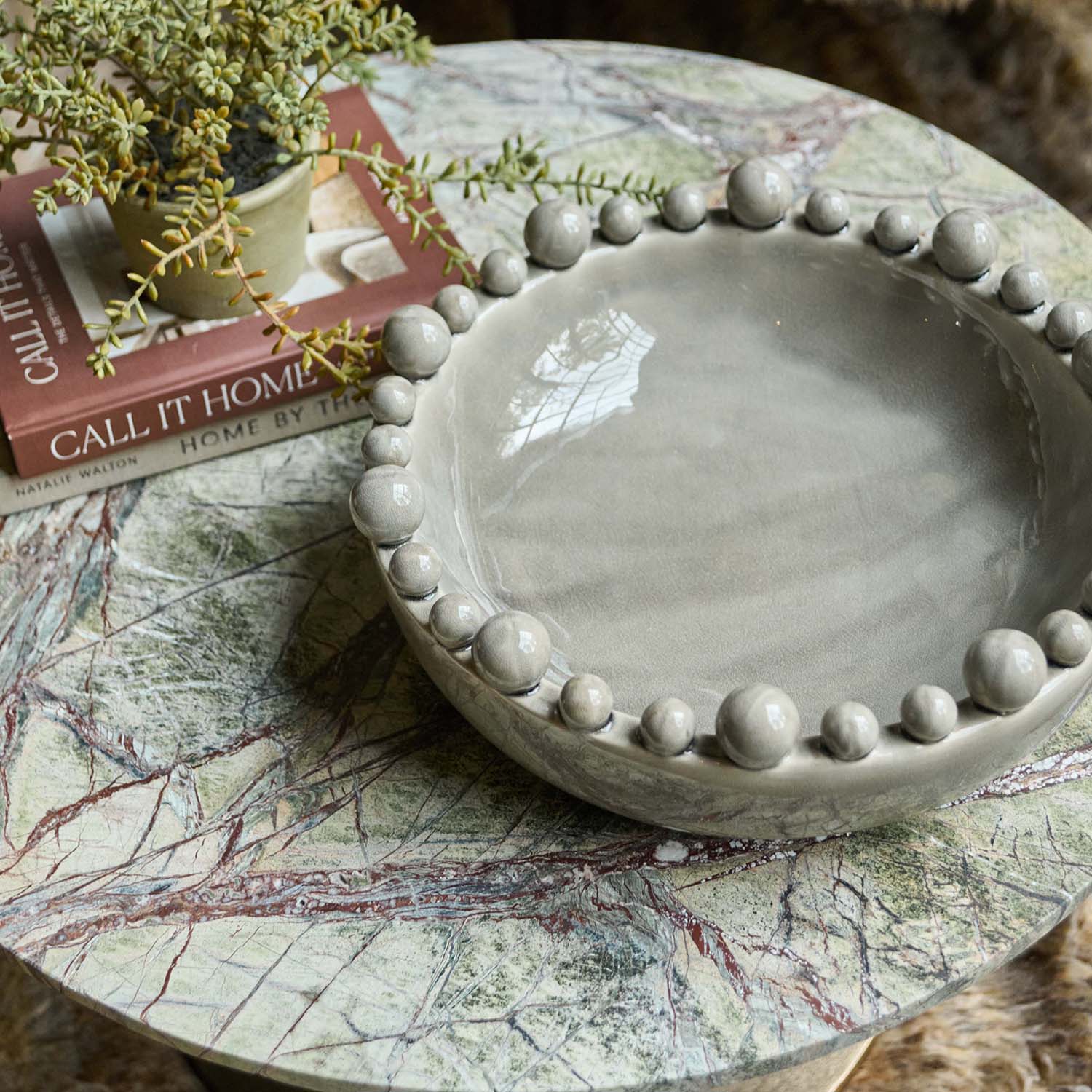 Teller Green Marble Coffee Table - Image 3