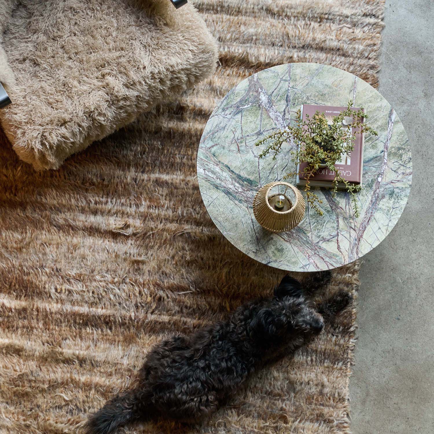 Teller Green Marble Coffee Table - Image 5