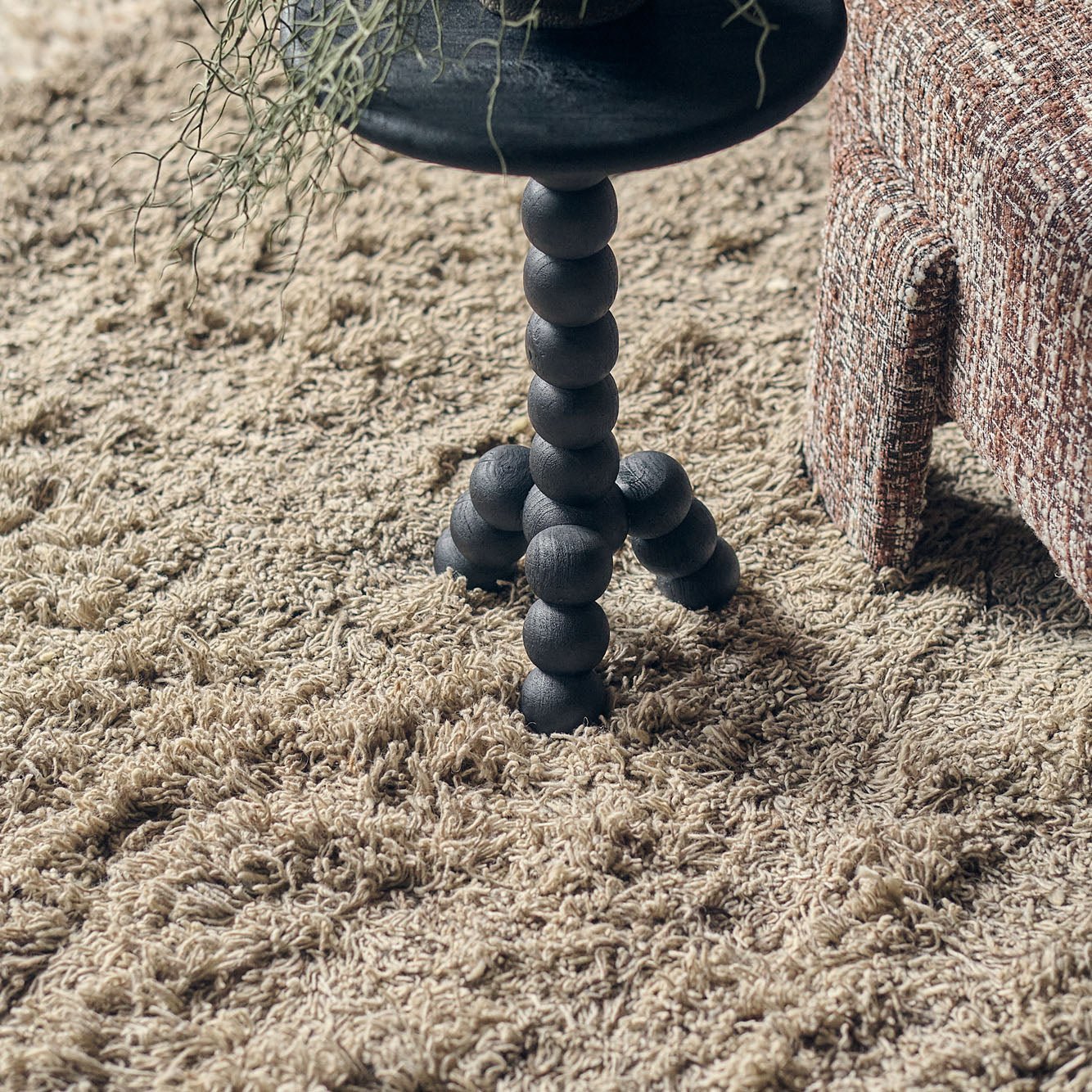 Torbin Shaggy Wool Rug - Image 3