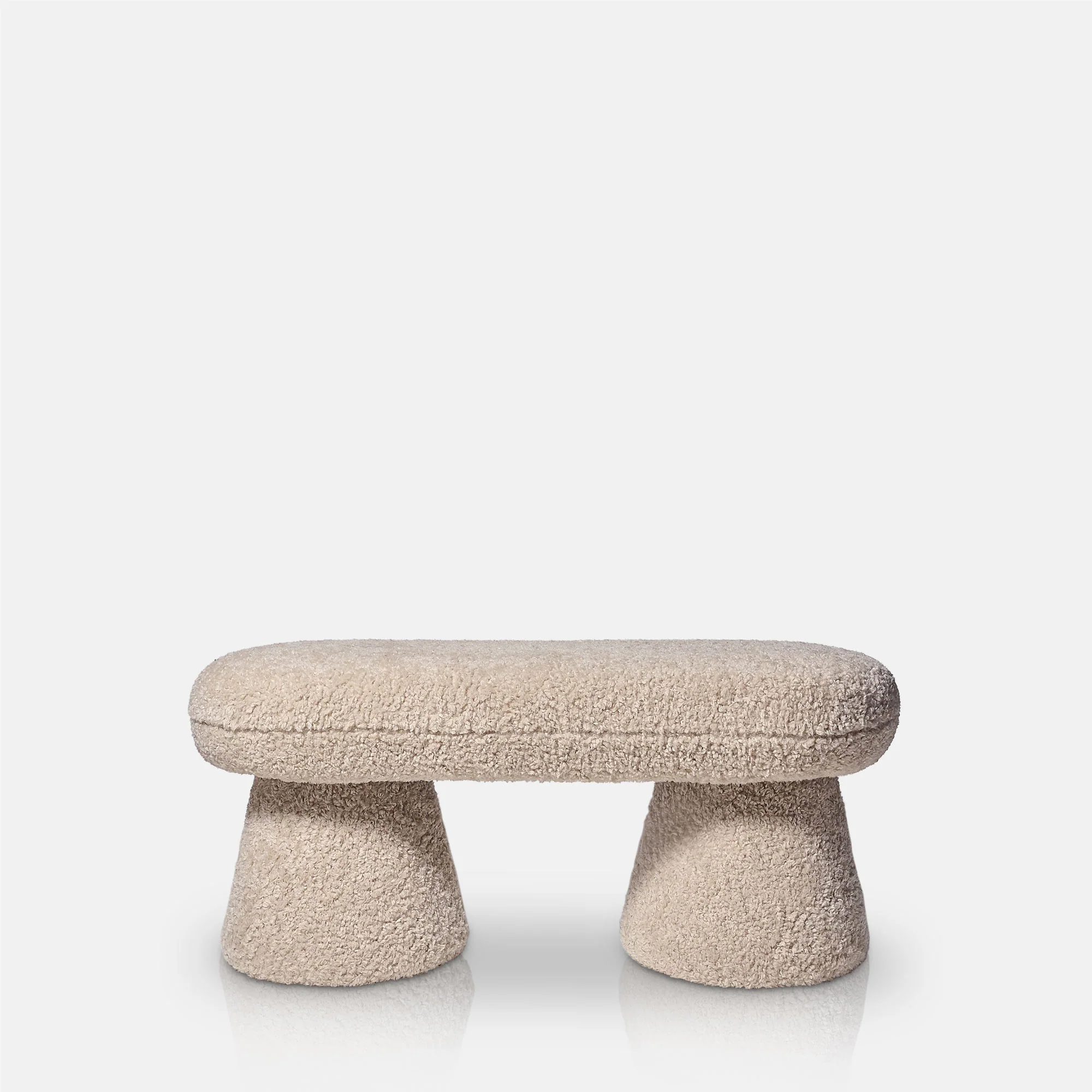 Tulip Bench, Beige - Image 4