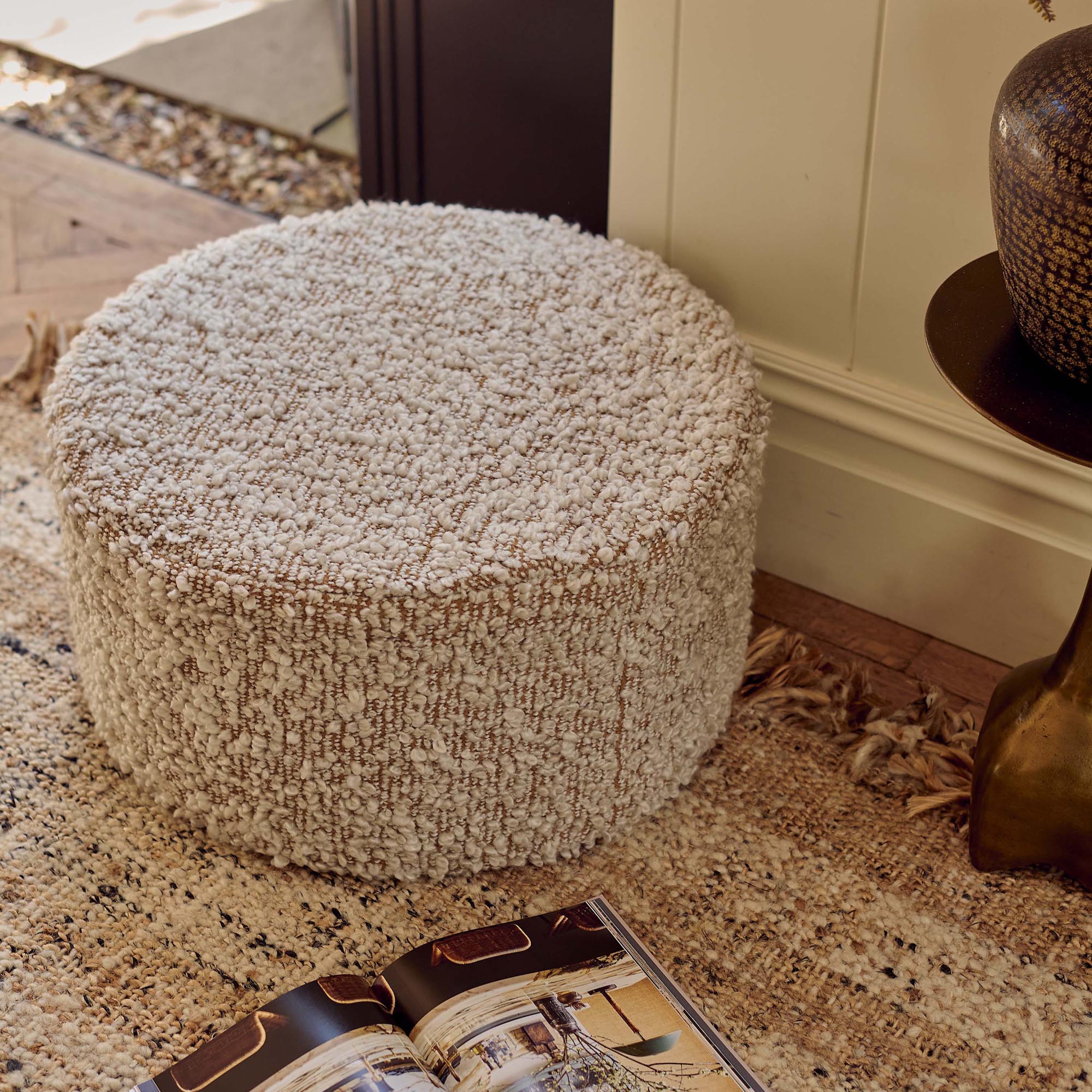 Walker Boucle Pouffe - Image 2