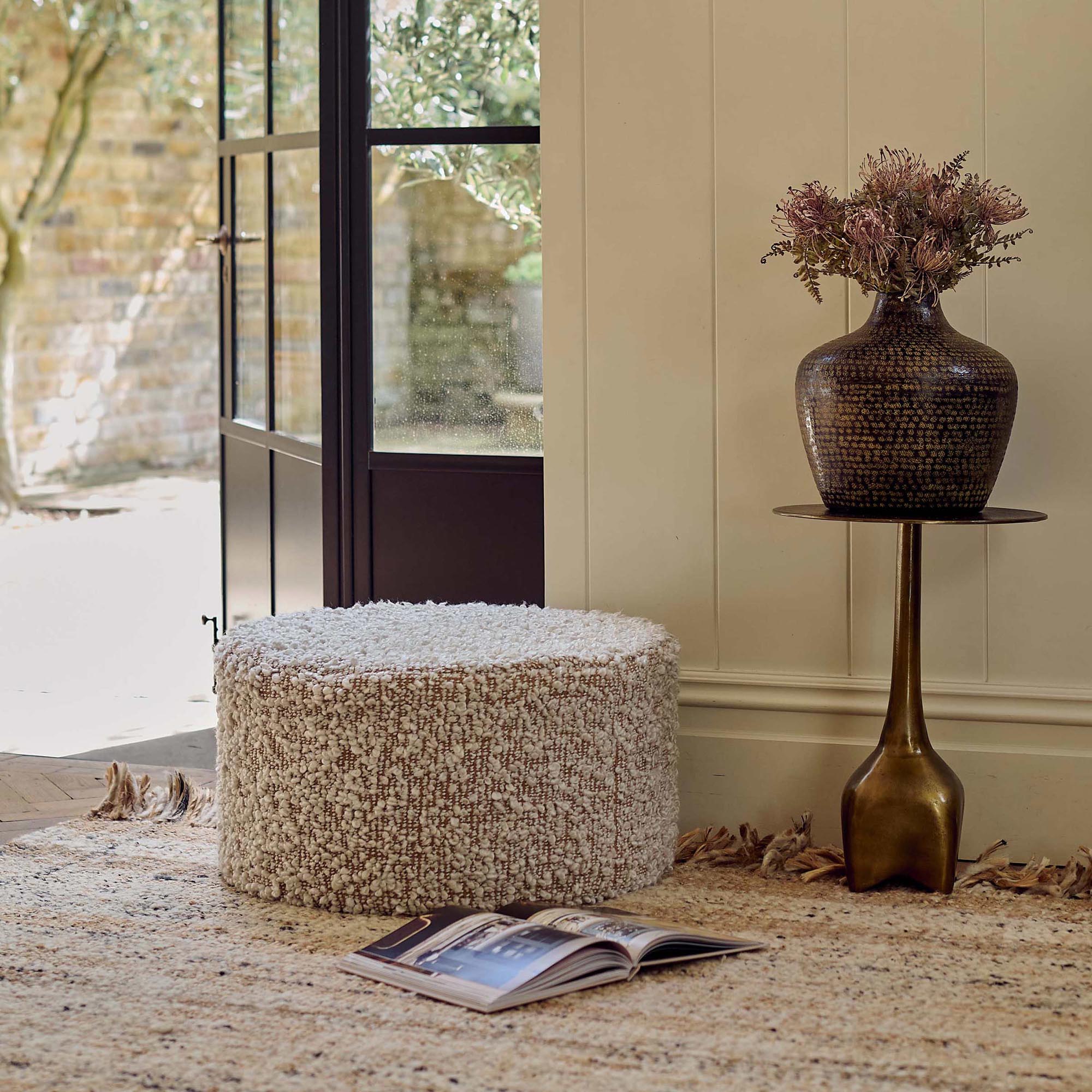Walker Boucle Pouffe - Image 3