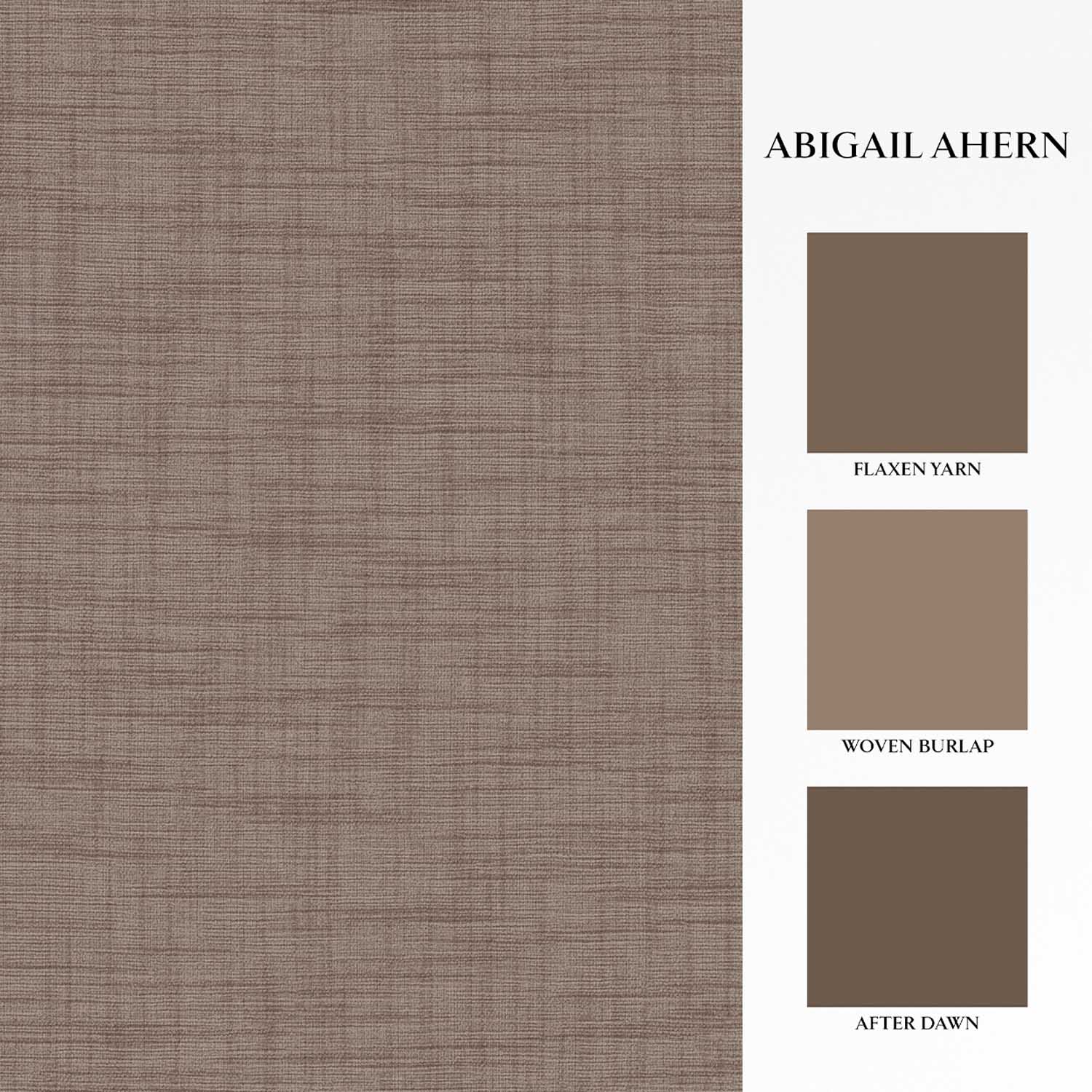 Weathered Linen Wallpaper, Cocoa - Image 3