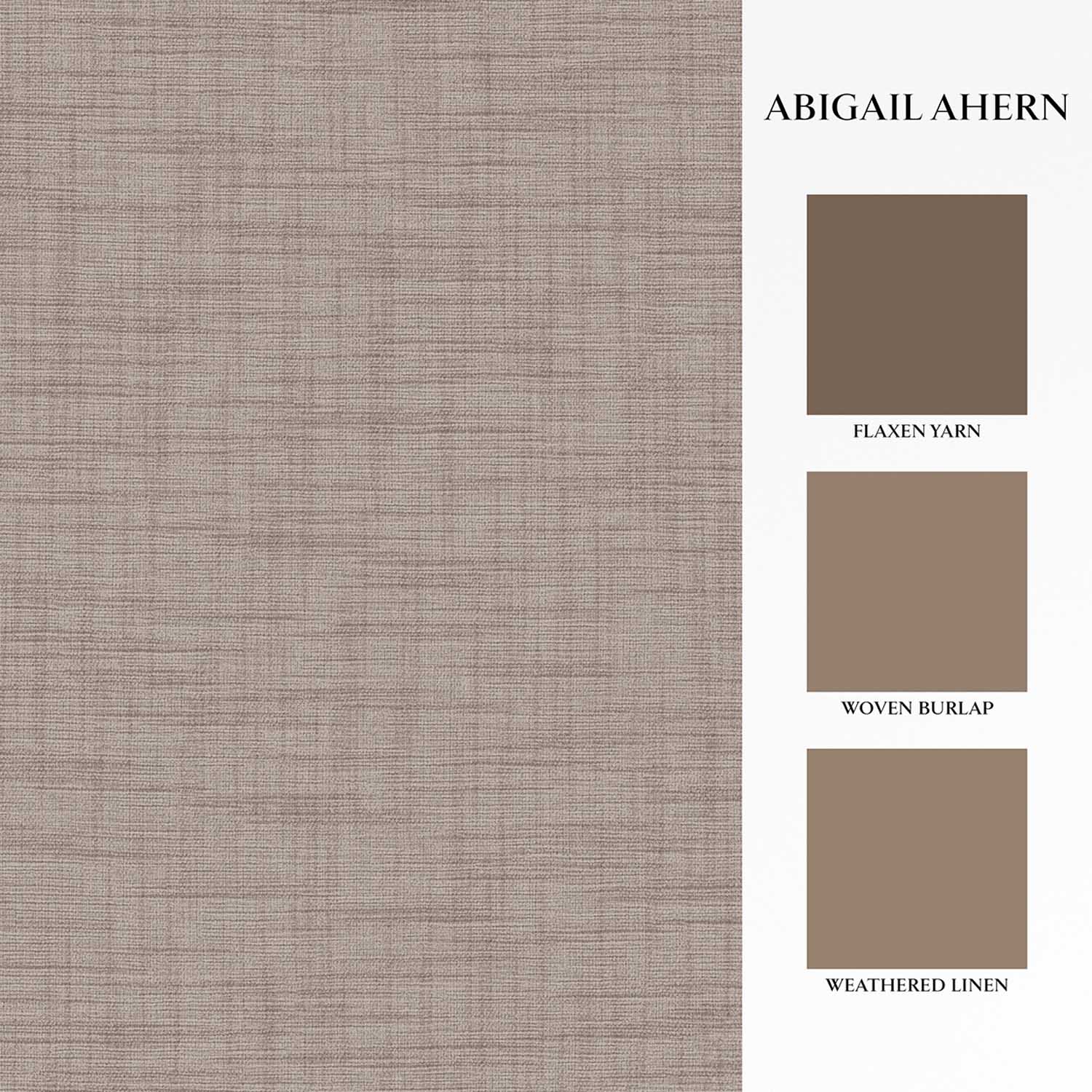 Weathered Linen Wallpaper, Stone - Image 3