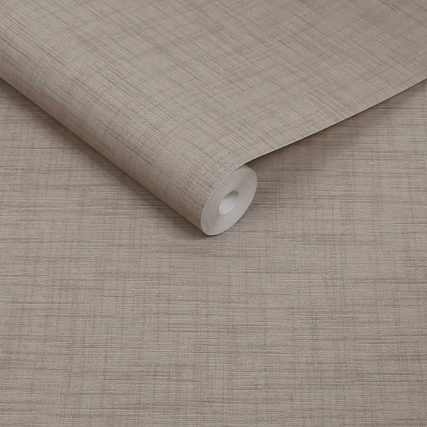 Weathered Linen Wallpaper, Stone - Image 5