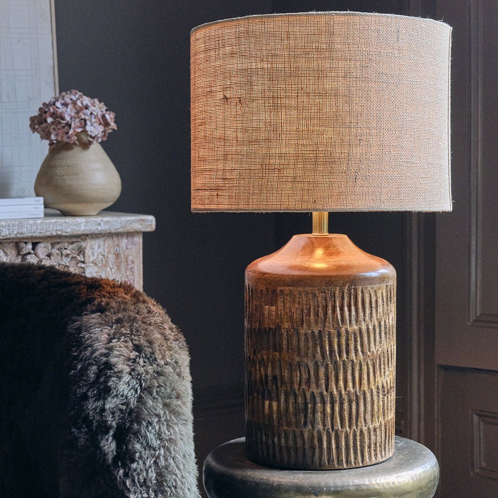 Wimbourne Wooden Table Lamp - Image 6