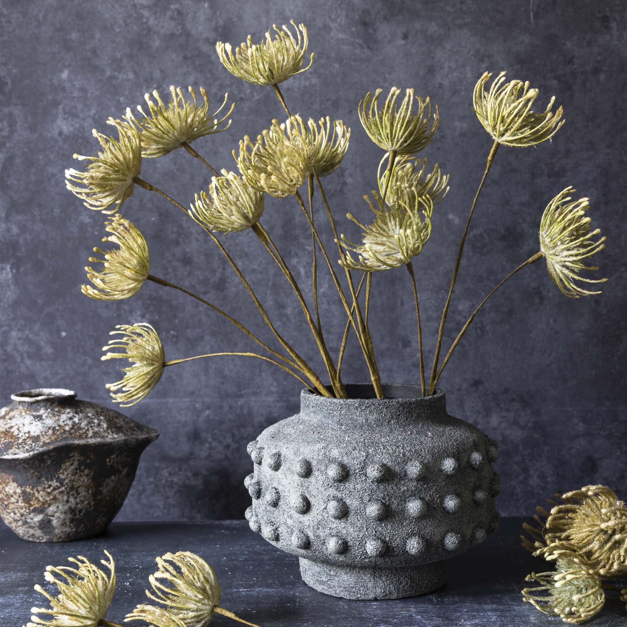 Artificial Leucospermum, Green - Image 4